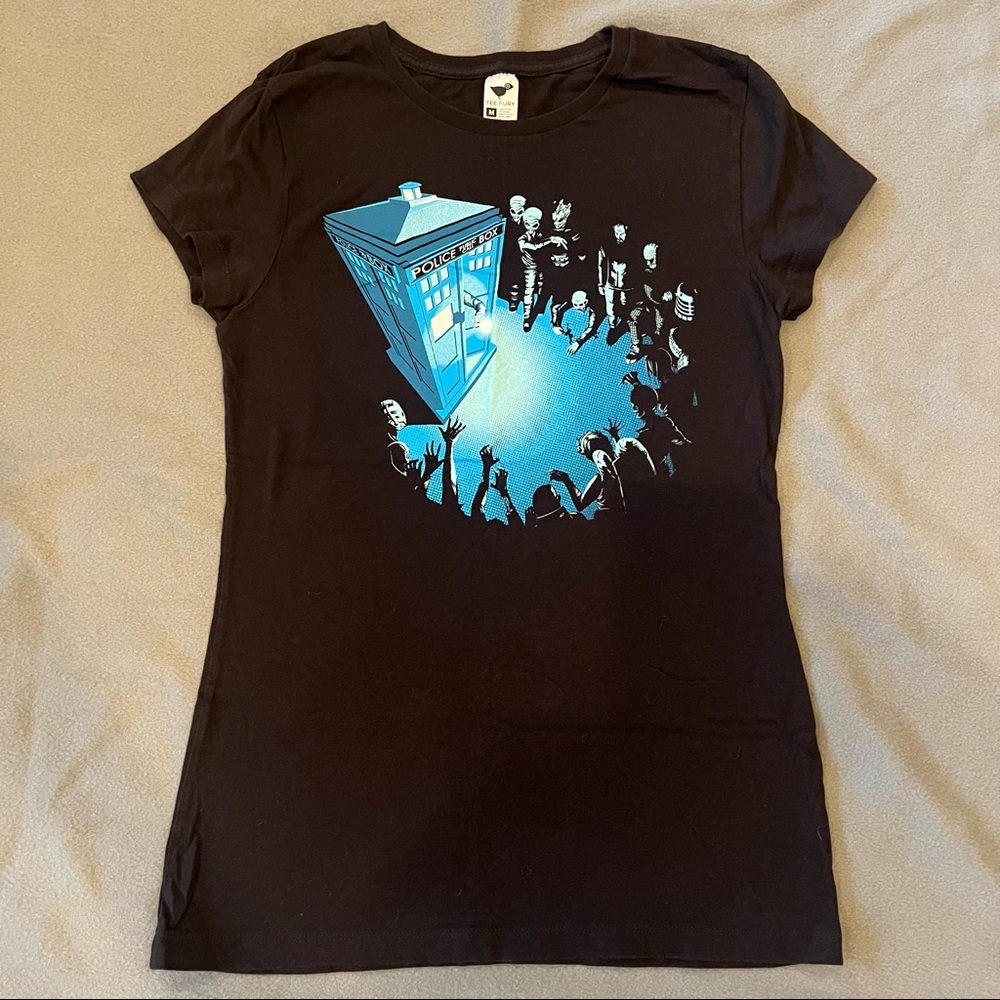 Teefury Doctor Who shirt - Medium